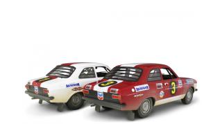 SET FORD ESCORT RALLY 1968 BUD SPENCER + TERENCE HILL   Laudoracing 1:18 Resinemodell (Türen, Motorhaube... nicht zu öffnen!)